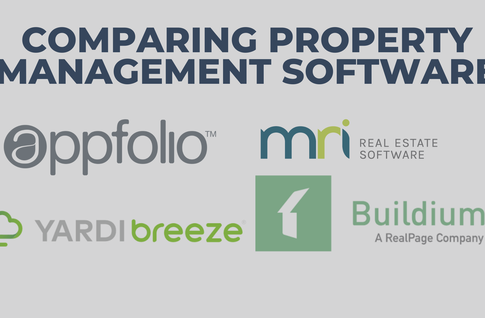 Comparing Some of the Best Property Management Software